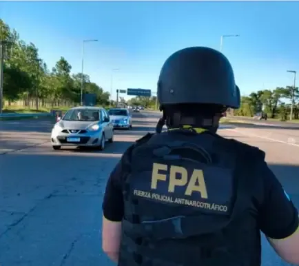 Ford EcoSport en operativo policial en Ruta 20