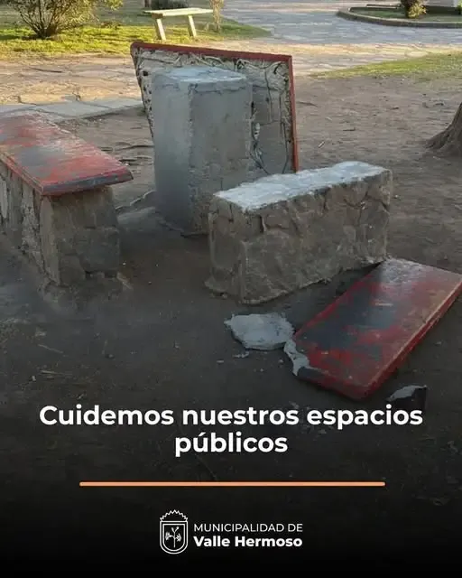 Plaza General Manuel Belgrano en Valle Hermoso