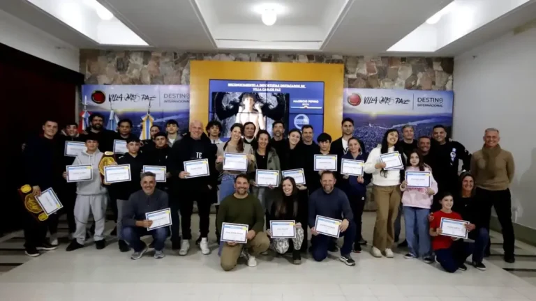 Reconocimiento a deportistas destacados en Villa Carlos Paz