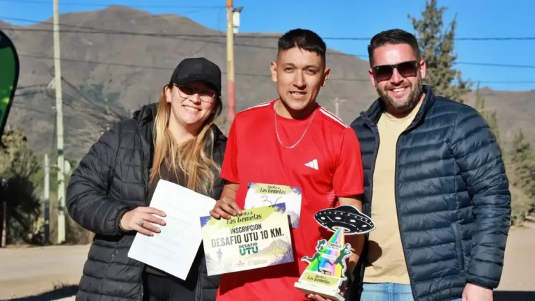 Participantes de la maratón Vuelta a Las Gemelas en Capilla del Monte