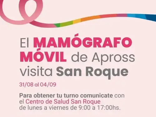 Mamógrafo móvil en San Roque